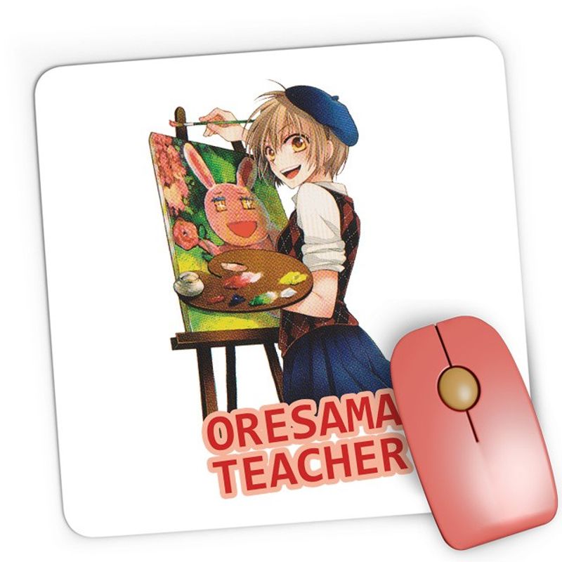 PC, gaming si accesorii - Periferice PC - Mousepad - Mousepad Gaming Oresama Teacher Mafuyu Art Painting Usagi Mask, 21x19 см - Infinity.ro