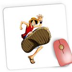 PC, gaming si accesorii - Periferice PC - Mousepad - Mousepad Gaming Palarie Paie One Piece Straw Hat Pirates Anime, 21x19 cm - Infinity.ro