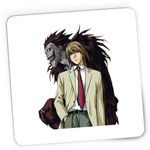 PC, gaming si accesorii - Periferice PC - Mousepad - Mousepad Gaming Death Note Light Yagami Takeshi Obata Anime, 21x19 cm - Infinity.ro