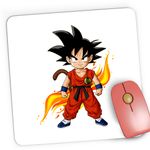 PC, gaming si accesorii - Periferice PC - Mousepad - Mousepad Gaming Dragobete Dragon Ball Z Son Goku Anime, 21x19 cm - Infinity.ro