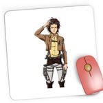 PC, gaming si accesorii - Periferice PC - Mousepad - Mousepad Gaming Mikasa Attack on Titan AOT Manga Anime, 21x19 cm - Infinity.ro