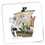 PC, gaming si accesorii - Periferice PC - Mousepad - Mousepad Gaming One Piece Corabie Ship War Caravel Cartoon, 21x19 cm - Infinity.ro
