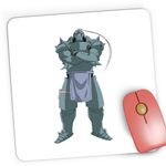 PC, gaming si accesorii - Periferice PC - Mousepad - Mousepad Gaming Alphonse Elric Fullmetal Alchemist Manga, 21x19 cm - Infinity.ro