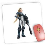 PC, gaming si accesorii - Periferice PC - Mousepad - Mousepad Gaming StarCraft II 2 Wings of Liberty Nova, 21x19 cm - Infinity.ro