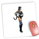 PC, gaming si accesorii - Periferice PC - Mousepad - Mousepad Gaming Mortal Kombat Kitana Sonia Blue Girl Gift, 21x19 cm - Infinity.ro