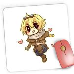 PC, gaming si accesorii - Periferice PC - Mousepad - Mousepad Gaming League of Legends Ezreal Chibi Fan Art LoL, 21x19 cm - Infinity.ro