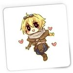PC, gaming si accesorii - Periferice PC - Mousepad - Mousepad Gaming League of Legends Ezreal Chibi Fan Art LoL, 21x19 cm - Infinity.ro