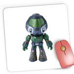 PC, gaming si accesorii - Periferice PC - Mousepad - Mousepad Gaming Quake Doomguy Figurine Robot Champions TikTok Alarm, 21x19 cm - Infinity.ro