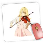 PC, gaming si accesorii - Periferice PC - Mousepad - Mousepad Gaming Your Lie in April Kaori Vioara Iubire Anime, 21x19 cm - Infinity.ro