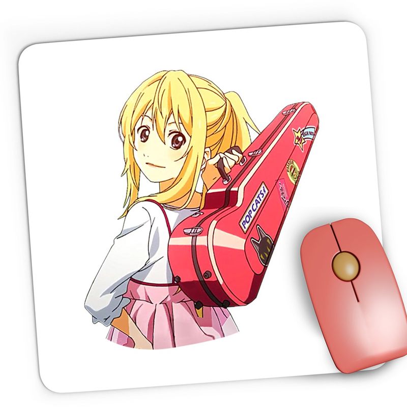PC, gaming si accesorii - Periferice PC - Mousepad - Mousepad Gaming Kaori Your Lie in April Love Story Anime, 21x19 cm - Infinity.ro