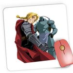 PC, gaming si accesorii - Periferice PC - Mousepad - Mousepad Gaming Fullmetal Alchemist Amestris Edward Alphonse, 21x19 cm - Infinity.ro