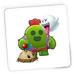 PC, gaming si accesorii - Periferice PC - Mousepad - Mousepad Gaming Brawl Stars Shooter Arena Hero Mario Ghost Plants, 21x19 см - Infinity.ro