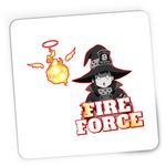 PC, gaming si accesorii - Periferice PC - Mousepad - Mousepad Gaming Fire Force Maki Oze Wizard Merlin, 21x19 см - Infinity.ro