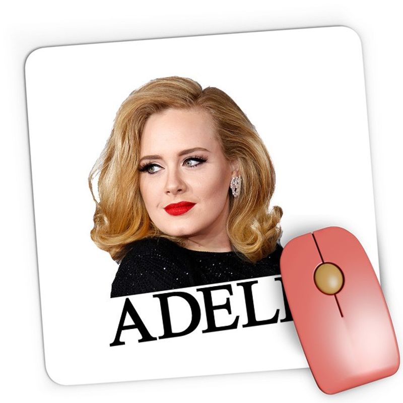 PC, gaming si accesorii - Periferice PC - Mousepad - Mousepad Gaming Adele English Song Writter UK Easy on Me, 21x19 см - Infinity.ro