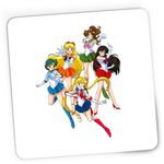 PC, gaming si accesorii - Periferice PC - Mousepad - Mousepad Gaming Sailor Moon Party Girls Anime Manga, 21x19 cm - Infinity.ro