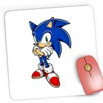 PC, gaming si accesorii - Periferice PC - Mousepad - Mousepad Gaming Sonic Hedgedog Atlet Sprint Runner, 21x19 cm - Infinity.ro