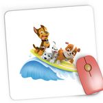 PC, gaming si accesorii - Periferice PC - Mousepad - Mousepad Gaming Paw Patrol Catelusi Mare Valuri Dalmatian, 21x19 cm - Infinity.ro