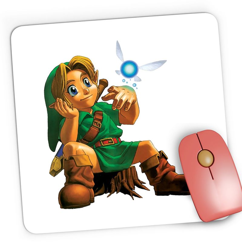 PC, gaming si accesorii - Periferice PC - Mousepad - Mousepad Gaming The Legend of Zelda Ocarina of Time, 21x19 cm - Infinity.ro