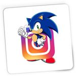 PC, gaming si accesorii - Periferice PC - Mousepad - Mousepad Gaming Sonic the Hedgehog Instagram Insta Creator, 21x19 cm - Infinity.ro