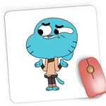 PC, gaming si accesorii - Periferice PC - Mousepad - Mousepad Gaming Amazing World of Gumball Desene Animate, 21x19 cm - Infinity.ro