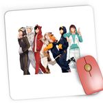 PC, gaming si accesorii - Periferice PC - Mousepad - Mousepad Gaming Haikyuu Toata Echipa Volei Haikyu!!, 21x19 cm - Infinity.ro