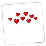 PC, gaming si accesorii - Periferice PC - Mousepad - Mousepad Gaming BTS Bit Heart Love, 21x19 cm - Infinity.ro