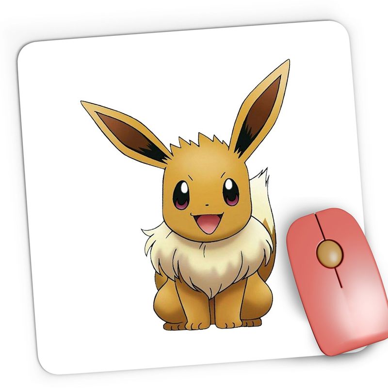 PC, gaming si accesorii - Periferice PC - Mousepad - Mousepad Gaming Pokemon Eevee Epic Fortnite Game, 21x19 cm - Infinity.ro