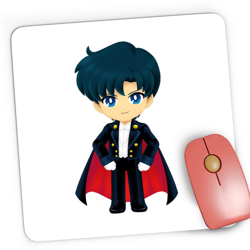 PC, gaming si accesorii - Periferice PC - Mousepad - Mousepad Gaming Bebe Tuxedo Sailor Moon Bebelino Chibi, 21x19 cm - Infinity.ro