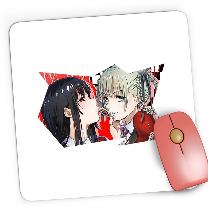 PC, gaming si accesorii - Periferice PC - Mousepad - Mousepad Gaming Kakegurui Runa Yumeko Poker Anime, 21x19 cm - Infinity.ro