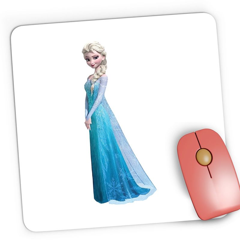 PC, gaming si accesorii - Periferice PC - Mousepad - Mousepad Gaming Regatul de Gheata Elsa Frozen Craciun, 21x19 cm - Infinity.ro