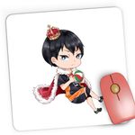 PC, gaming si accesorii - Periferice PC - Mousepad - Mousepad Gaming Haikyuu Kageyama Tobio King Volei Haikyu!!, 21x19 cm - Infinity.ro