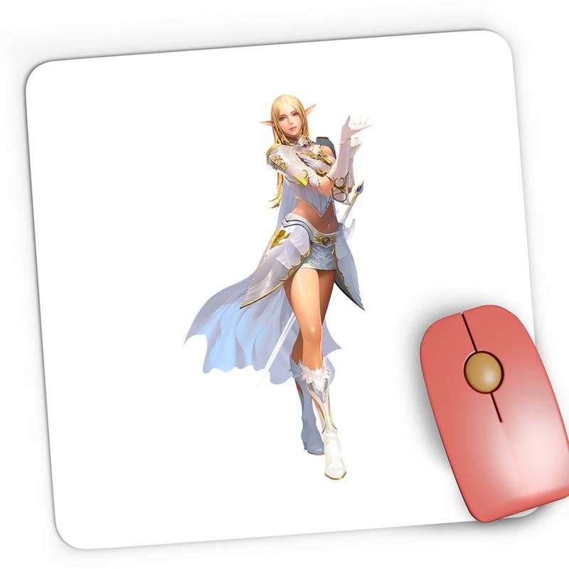 PC, gaming si accesorii - Periferice PC - Mousepad - Mousepad Gaming Lineage II Aion Elf Gamer, 21x19 cm - Infinity.ro