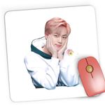 PC, gaming si accesorii - Periferice PC - Mousepad - Mousepad Gaming BTS Jin Kpop Love Yourself, 21x19 cm - Infinity.ro