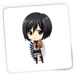 PC, gaming si accesorii - Periferice PC - Mousepad - Mousepad Gaming Attack on Titan Mikasa Ackerman Stars Anime, 21x19 cm - Infinity.ro