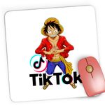PC, gaming si accesorii - Periferice PC - Mousepad - Mousepad Gaming One Piece Luffy Tiktok Creator Tik Tok Anime, 21x19 cm - Infinity.ro