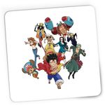 PC, gaming si accesorii - Periferice PC - Mousepad - Mousepad Gaming Straw Hat Warriors Pirates Crew One Piece Luffy, 21x19 cm - Infinity.ro