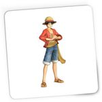 PC, gaming si accesorii - Periferice PC - Mousepad - Mousepad Gaming Eiichiro Oda Monkey D Luffy One Piece Captain, 21x19 cm - Infinity.ro