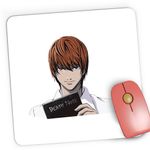 PC, gaming si accesorii - Periferice PC - Mousepad - Mousepad Gaming Death Note Kira Light Yagami Killer Ispita, 21x19 cm - Infinity.ro
