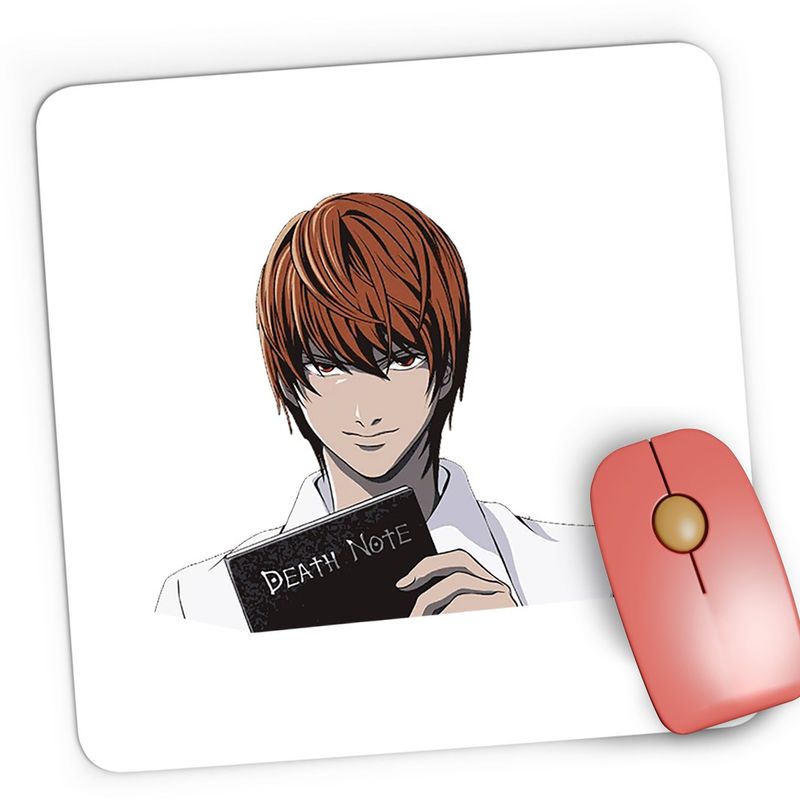 PC, gaming si accesorii - Periferice PC - Mousepad - Mousepad Gaming Death Note Kira Light Yagami Killer Ispita, 21x19 cm - Infinity.ro