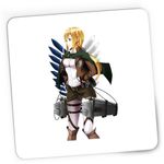 PC, gaming si accesorii - Periferice PC - Mousepad - Mousepad Gaming Attack on Titan Annie Leonhart AOT Anime, 21x19 cm - Infinity.ro