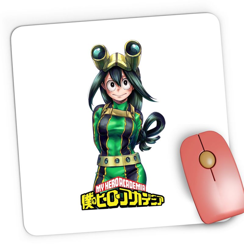 PC, gaming si accesorii - Periferice PC - Mousepad - Mousepad Gaming Tsuyu Asui Hero Academia Anime Manga, 21x19 cm - Infinity.ro