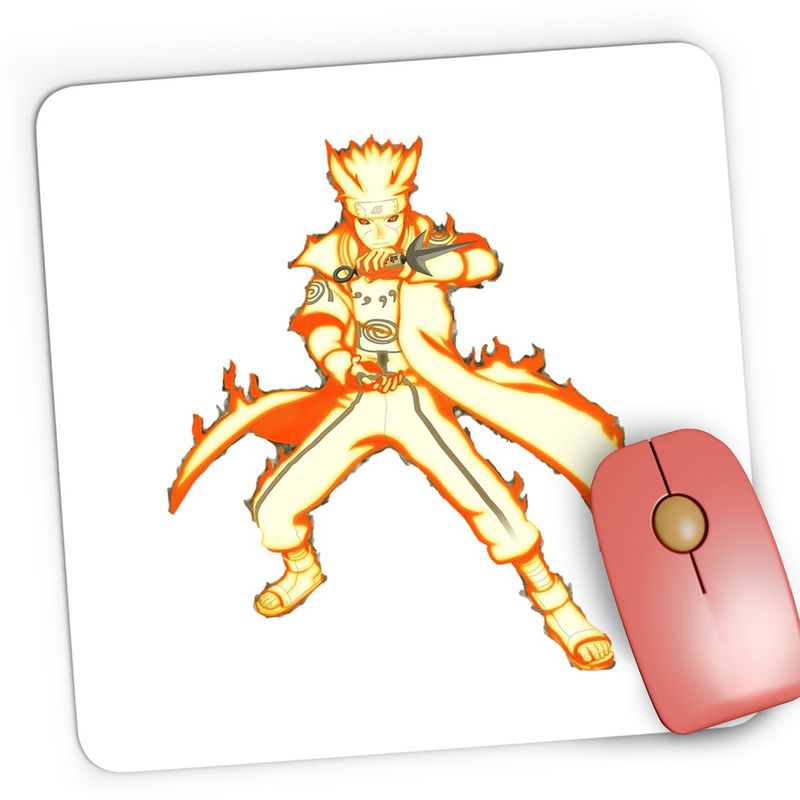 PC, gaming si accesorii - Periferice PC - Mousepad - Mousepad Gaming Naruto Minato Namikaze Fire Anime Manga, 21x19 cm - Infinity.ro