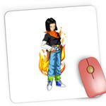 PC, gaming si accesorii - Periferice PC - Mousepad - Mousepad Gaming Dragon Ball Android Cartoon, 21x19 cm - Infinity.ro