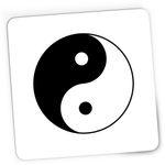 PC, gaming si accesorii - Periferice PC - Mousepad - Mousepad Gaming Yin Yang Simbol Logo Yoga Anime Naruto Zen, 21x19 cm - Infinity.ro