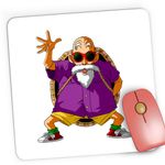 PC, gaming si accesorii - Periferice PC - Mousepad - Mousepad Gaming Dragon Ball Z Master Butin Bunic Antrenor, 21x19 cm - Infinity.ro