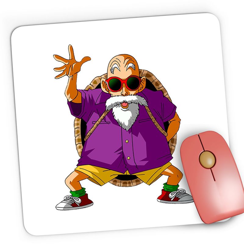 PC, gaming si accesorii - Periferice PC - Mousepad - Mousepad Gaming Dragon Ball Z Master Butin Bunic Antrenor, 21x19 cm - Infinity.ro