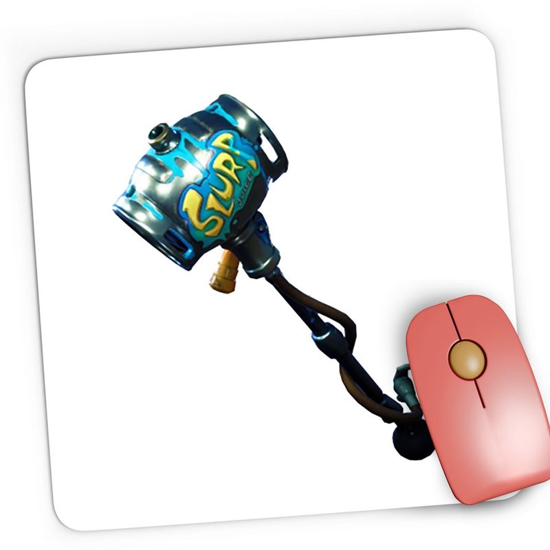 PC, gaming si accesorii - Periferice PC - Mousepad - Mousepad Gaming Slurp Juice Fortnite Pickaxe, 21x19 cm - Infinity.ro