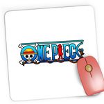 PC, gaming si accesorii - Periferice PC - Mousepad - Mousepad Gaming One Piece Anime Manga Logo Serial, 21x19 cm - Infinity.ro
