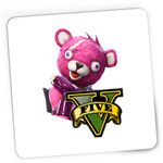PC, gaming si accesorii - Periferice PC - Mousepad - Mousepad Gaming Cuddle Team Leader Fortnite GTA, 21x19 cm - Infinity.ro