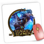 PC, gaming si accesorii - Periferice PC - Mousepad - Mousepad Gaming Riven League of Legends LoL Exile Cool Game, 21x19 cm - Infinity.ro